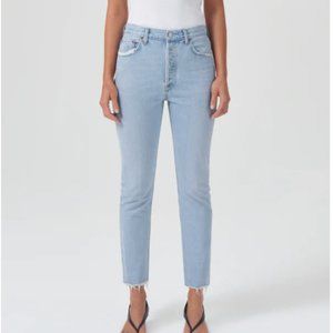 AGOLDE RILEY HIGH RISE STRAIGHT CROP Size 28 (Reputation)